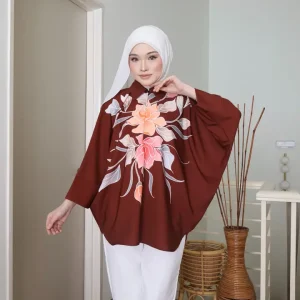 Embun Blouse - Brown Red